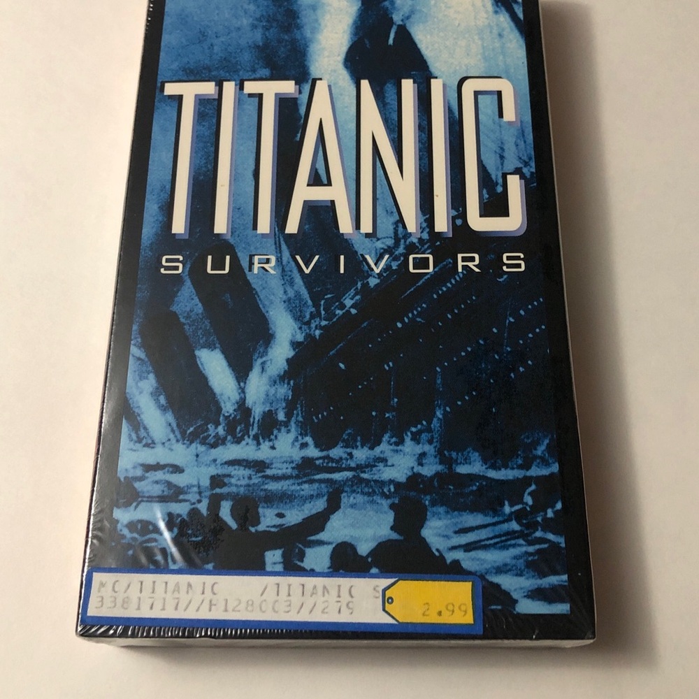 Titanic Survivors VHS 1998 Movie Sealed New Rare 1912 Nickelodeon Footage News